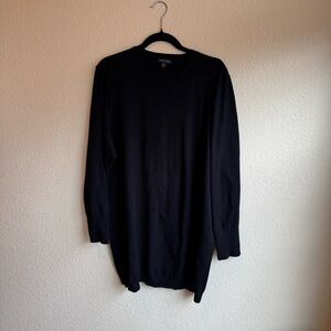 Universal Standard Long Sleeve Black Knit Sweater‎ Dress.  Size L